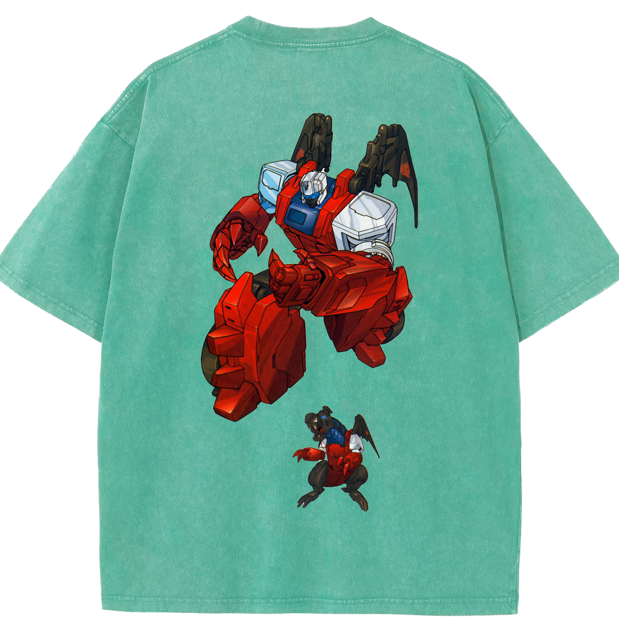 （画像用）  綿100% ヴィンテージ風 半袖Tシャツ（背面プリント）